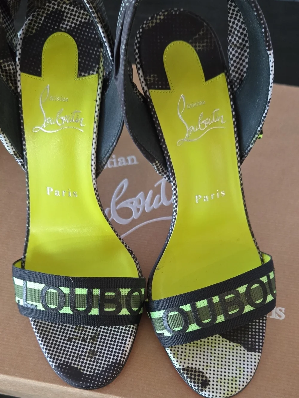 Christian Louboutin Wind 100 Around Heels Size 38.5